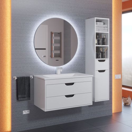 Зеркало с подсветкой и антизапотевателем Uperwood Modul 2949345678 70х70 подвесное - фото 2