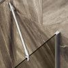 Душевая шторка на ванну Maybah Glass MGV-69-5ш 70х140 стекло тонированное профиль хром ориентация универсальная