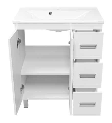 Тумба под раковину Misty Селена П-Сел01075-01Пр3Я 74х44х72 напольная - фото 3