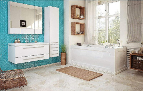 Ванна акриловая 1MarKa AELITA 01ае1775 170х75 пристенная прямоугольная без каркаса - фото 4