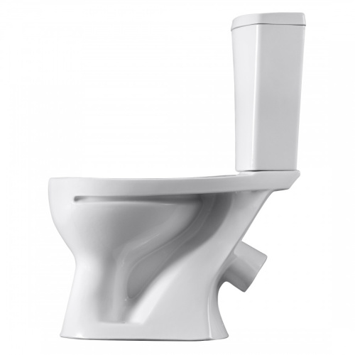 Унитаз-компакт напольный с бачком Santeri Ультра 1P4013S0000BF белый с сиденьем каскадный смыв - фото 4