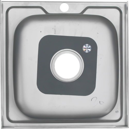 Кухонная мойка Melana 003 ta (*10) 50х50 цвет хром поверхность глянцевая - фото 3