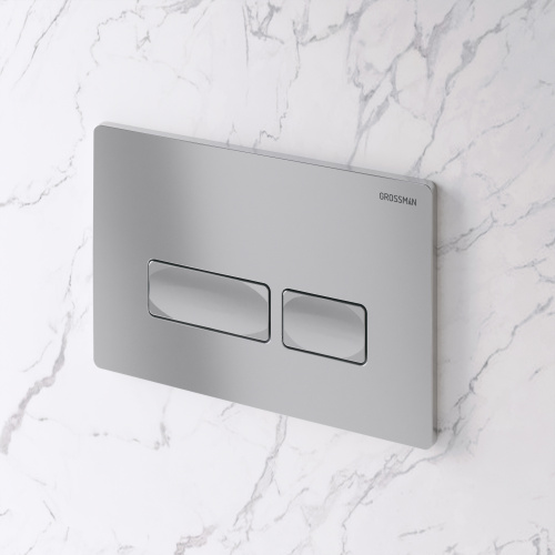 Клавиша смыва механическая Grossman Pragma 700.K31.03.110.110 цвет хром - фото 3