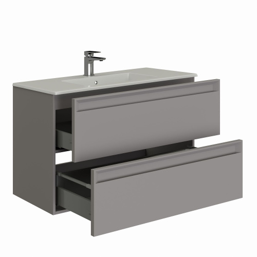 Тумба под раковину Allen Brau Eclipse 2.0 1.E1001.PGM 2.0 60х46х63 подвесная цвет серый