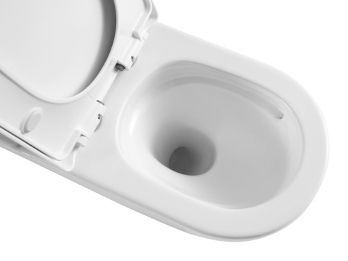 Унитаз-компакт напольный с бачком Iberica Blanca Bilbao maxi IB.BLM.124.1B1 белый с сиденьем микролифт безободковый смыв торнадо - фото 4