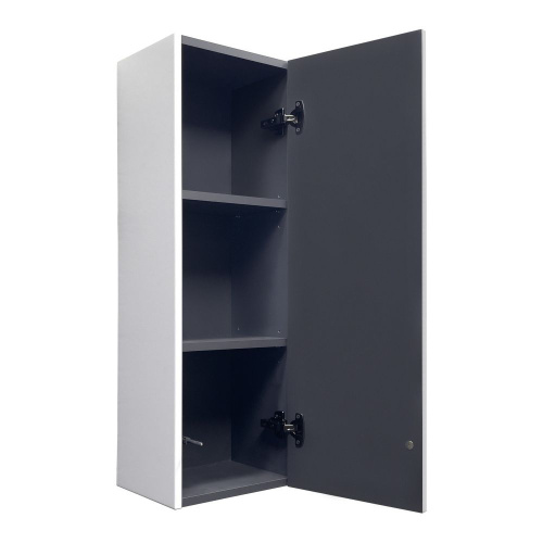 Шкаф-пенал Comforty Геленджик 00-00017848CF 30х24х88 подвесной цвет белый - фото 4