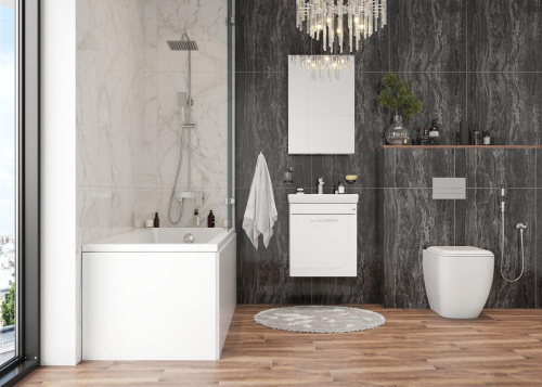 Тумба под раковину Onika Ирис 105018 45х35х53 подвесная - фото 2