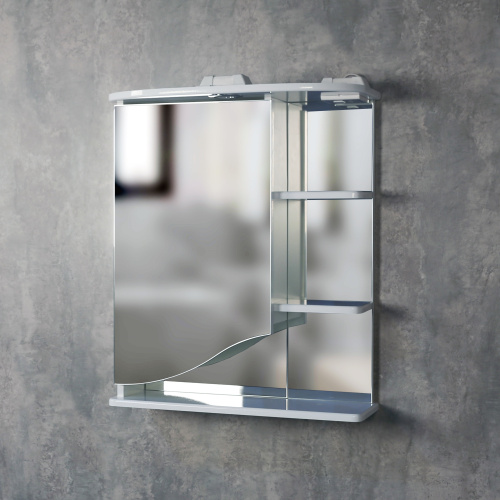 Зеркало-шкаф Onika Виола 206004 60х25х71 подвесной цвет белый - фото 2