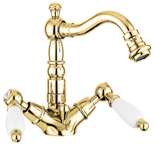 Смеситель Emmevi Deco Ceramic 121614/OR на биде золото