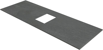 Столешница Allen Brau Priority 1.31012.GR-S 116х41 накладная цвет серый