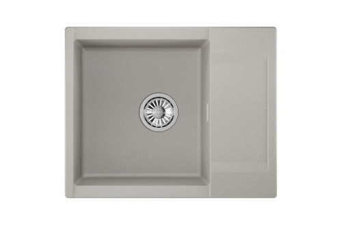 Кухонная мойка Granula 6202, БАЗАЛЬТ 62х50 цвет серый поверхность матовая - фото 2