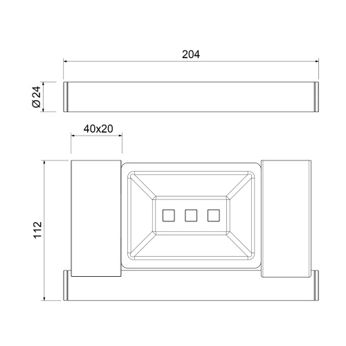 Полка Timo Luiro 18522/03 - фото 2