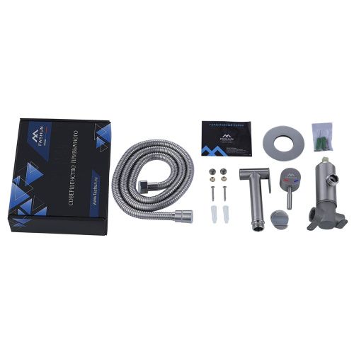 Гигиенический душ со смесителем Fashun A57803 сатин - фото 4