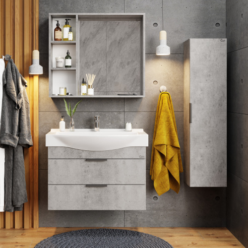 Зеркало-шкаф Onika Девис 208093 80х15х70 подвесной - фото 4