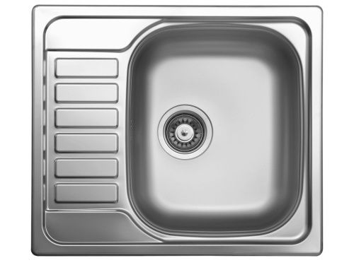Кухонная мойка Ukinox Гранд GRL580.500 -GT8K 1R 50х58 цвет стальной поверхность рифленая - фото 2