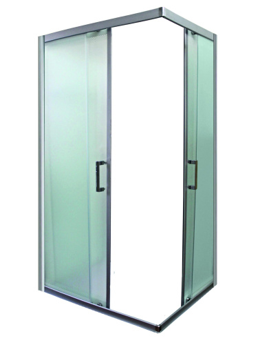 Душевой уголок River MORAVA XL 10000003389 80х80 стекло матовое профиль хром матовый без поддона - фото 3