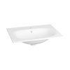 Раковина из сантехнического фарфора Lavinia Boho Bathroom Sink 33312010 60х50 встраиваемая цвет белый 1 отверстие под смеситель