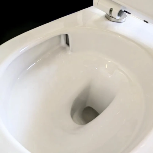 Унитаз подвесной Teymi Lina Pro Vortex T40112 белый с сиденьем безободковый смыв торнадо - фото 2