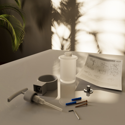 Дозатор для жидкого мыла Altasan Лотос ЛТ80БМ - фото 4