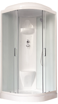 Душевая кабина Royal Bath НК RB90HK6-WC 90х90 четверть круга с крышей ориентация универсальная
