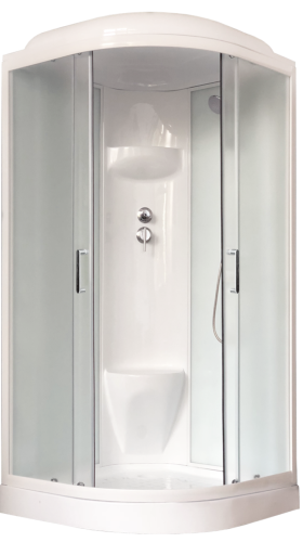 Душевая кабина Royal Bath НК RB90HK6-WC 90х90 четверть круга с крышей ориентация универсальная