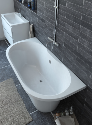 Ванна из литьевго мрамора Эстет Лира ФР-00014538 170х80 отдельностоящая овальная - фото 4