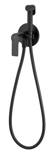 Гигиенический душ со смесителем Remer EY65WNO черный матовый - фото 2