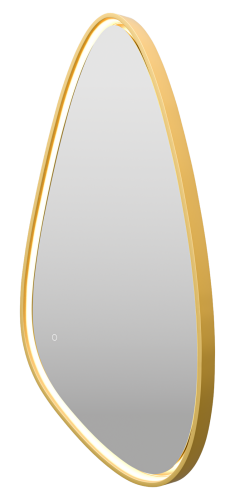 Зеркало в ванную Brevita Venus VEN-Var-060-gold 60х120 цвет золото - фото 4