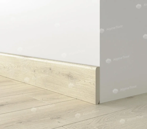 Напольный плинтус Alpine Floor Parquet Light SK 11-25 Бежевый толщина 1.25 см 2200х80 - фото 3