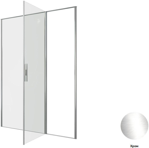 Душевая дверь Allen Brau Priority 3.31037.00 160х200 стекло прозрачное профиль хром глянцевый - фото 4
