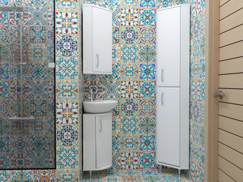 Шкаф Stella Polar Концепт угловой SP-00000142 30х30х70 подвесной цвет белый - фото 3