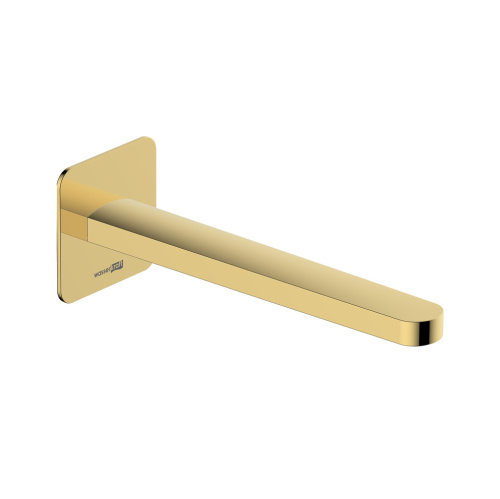 Излив для ванны WasserKRAFT Neckar 2100 A279 встраиваемый золото - фото 2