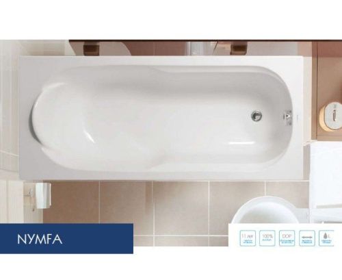 Ванна акриловая Vagnerplast Nymfa VPBA167NYM2E-04 160х70 пристенная прямоугольная без каркаса - фото 3