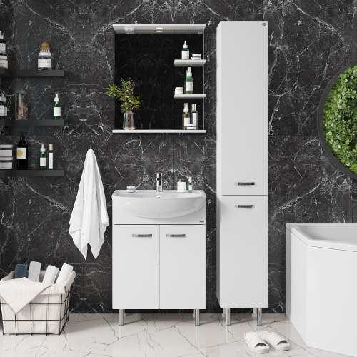 Зеркало в ванную Onika Коралл 206001 60х68 цвет дуб сонома - фото 5