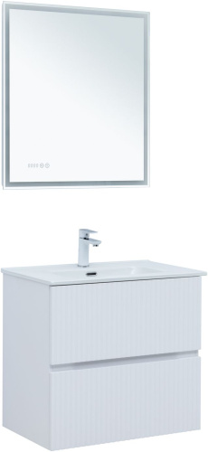 Тумба под раковину Aquanet Джейн 00313285 69х44х64 напольная/подвесная цвет белый - фото 5