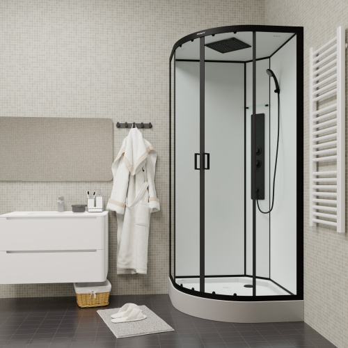 Душевая кабина Parly AMI AMI 90х90 четверть круга с крышей ориентация универсальная - фото 5