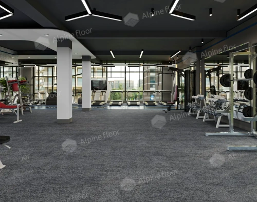 Ковровая плитка Alpine Floor Astoria 401-1 Ротонда толщина 0.7 см 33 класс 500х500 - фото 3