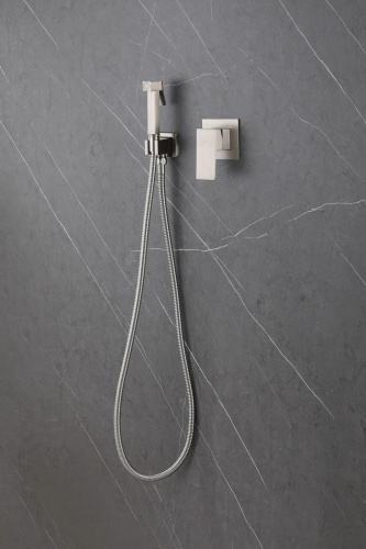 Гигиенический душ со смесителем ABBER Daheim AF8225SP сатин - фото 3