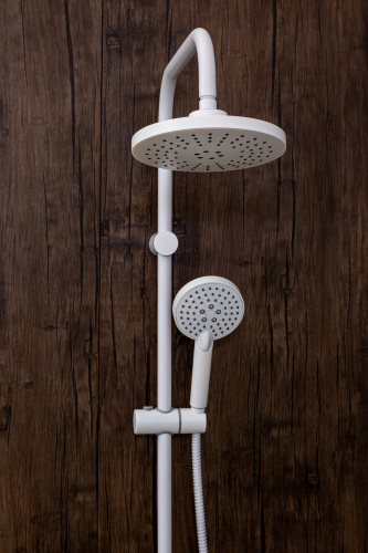 Душевая стойка Orange O-Shower OW02w настенная цвет белый - фото 3