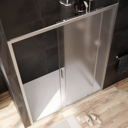 Душевая дверь Am.Pm Gem W90G-150-1-195MM 150х195 стекло прозрачное профиль хром матовый - фото 3