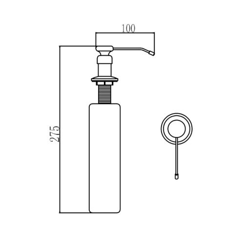 Дозатор для жидкого мыла Savol S-ZY003L - фото 3