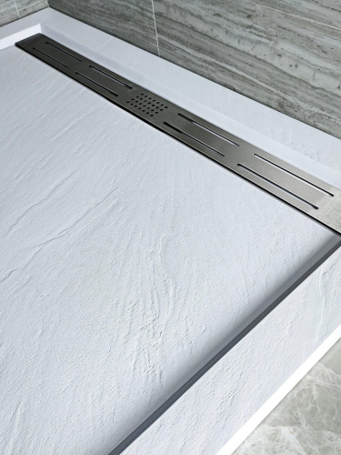 Душевой поддон WeltWasser WW TRS 12080 STONE-WT (10000004373) 120х80 искусственный камень - фото 4