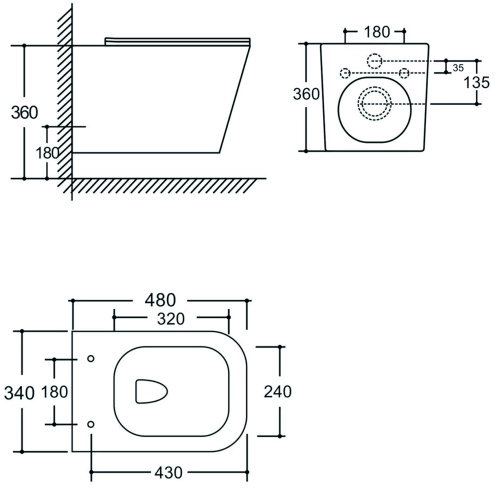 Унитаз подвесной Logan 00342541 белый с сиденьем микролифт безободковый смыв Торнадо - фото 2