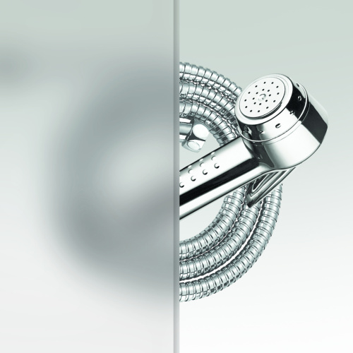 Боковая стенка RGW 352205200-24 100х195 стекло матовое профиль черный - фото 2