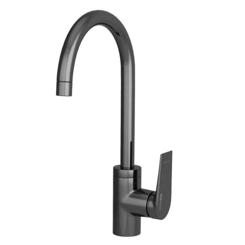 Смеситель для кухни Wasserkraft Wiese 8400 8407 на мойку серый - фото 3