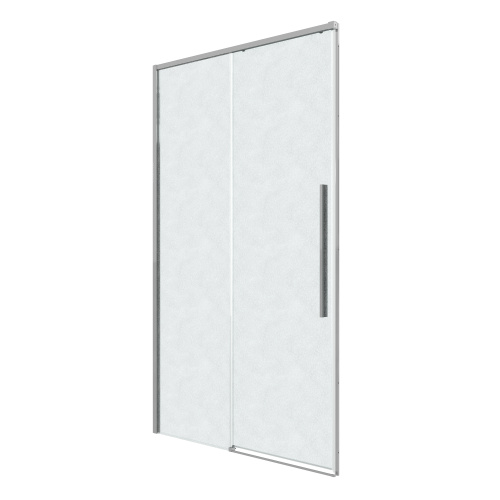 Душевая дверь Grossman Galaxy 100.K33.01.140.10.02 140х195 стекло текстурное профиль хром глянцевый - фото 2