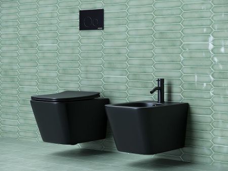 Биде подвесное Ceramica Nova METRIC CN3008MB цвет черный