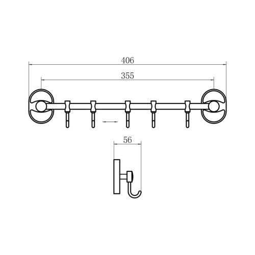 Крючок Fashun A1915-5 - фото 3