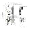Инсталляция для унитаза WasserKRAFT Vils 56TLT.010.ME.MG04