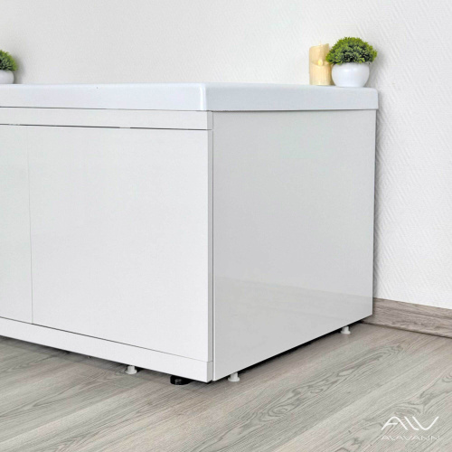 Экран под ванну Alavann Rita 75 см ALV0768001 торцевой МДФ белый - фото 3